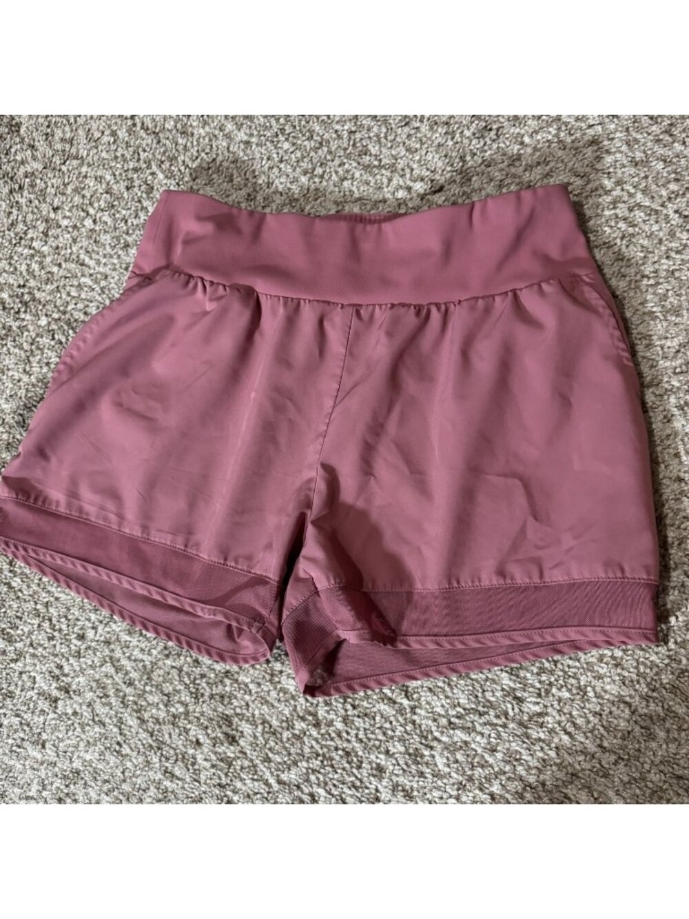 Telluride Clothing Co Activewear Shorts Women's Size S Dusty Rose Pink Athletic